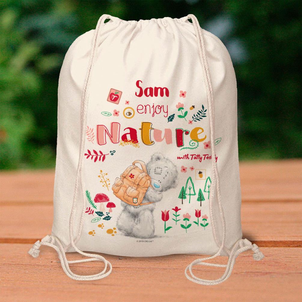 Personalised Me to You Enjoy Nature Drawstring Bag Extra Image 1